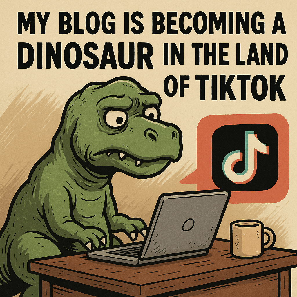 🦖 “My Blog is Becoming a Dinosaur in the Land of TikTok”